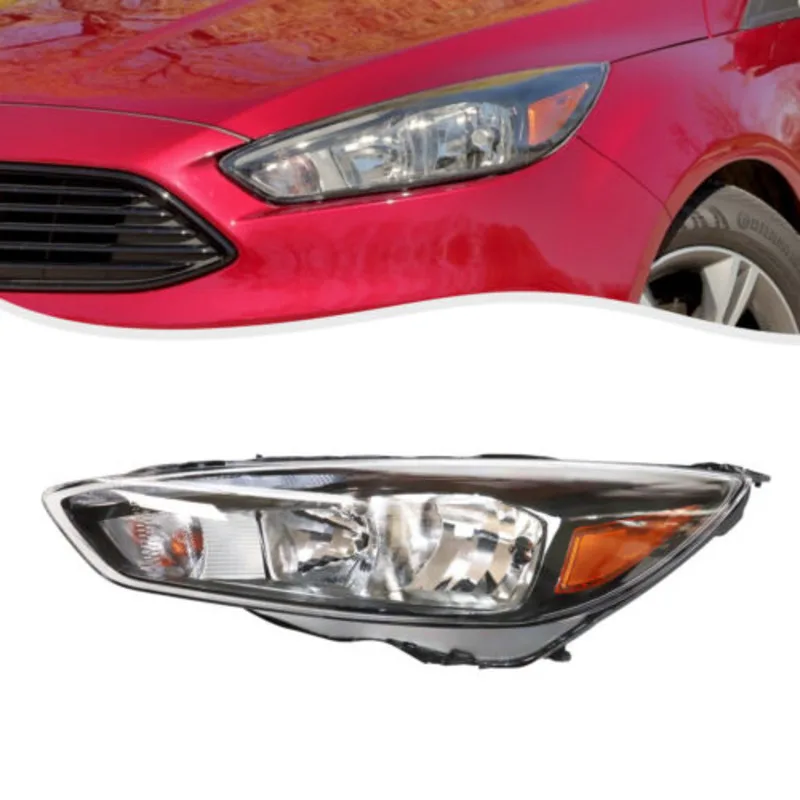 

Driver Side Halogen With LED DRL Headlight Durable Left Side Headlamp Fits For Ford Focus 2015 2016 2017 2018 LH NEW