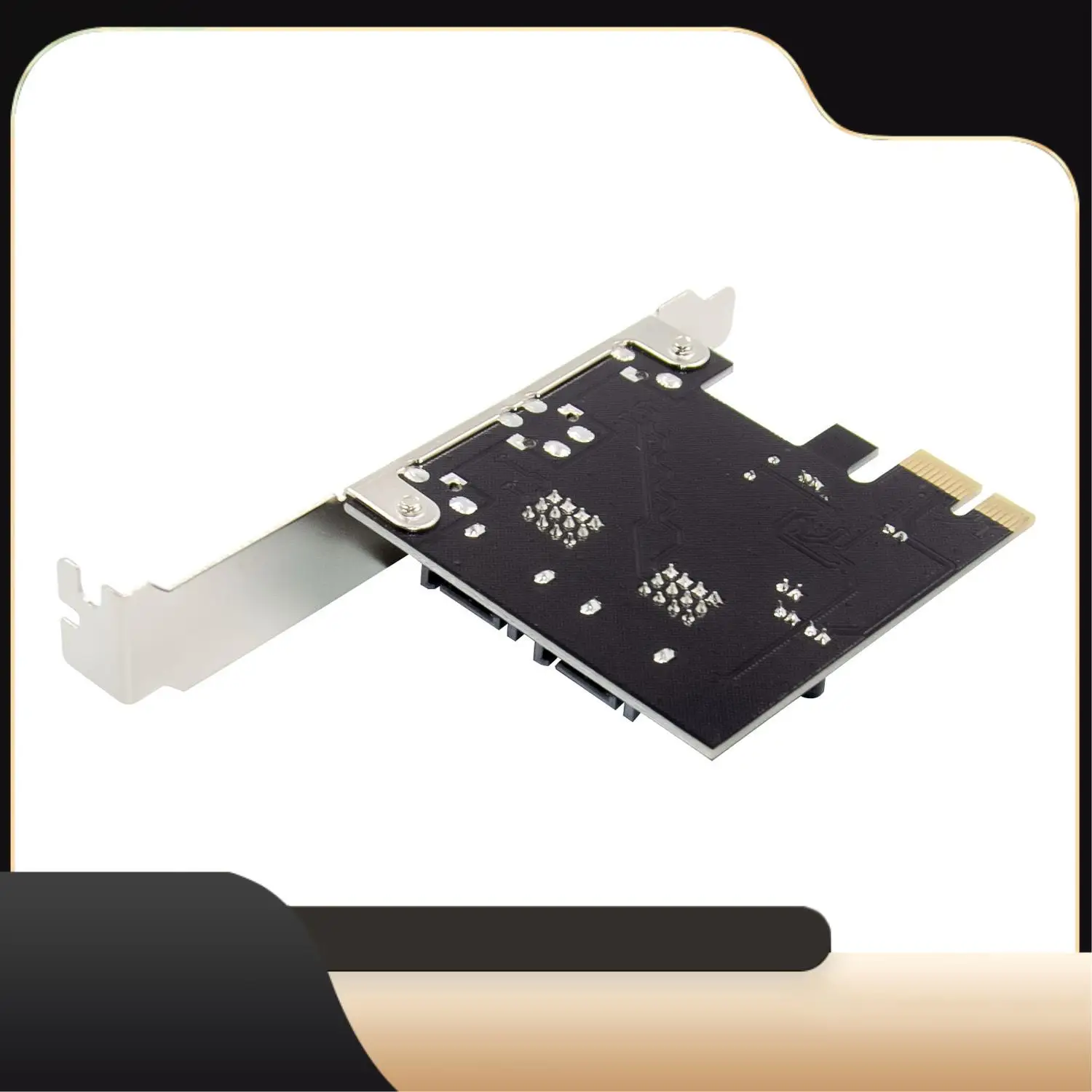 

Плата расширения PCIE ESATA SATA III Адаптер PCI-E к SATA3.0 6 Гбит/с PCI-E Express ASM1061 Чипсет для PC-T44C