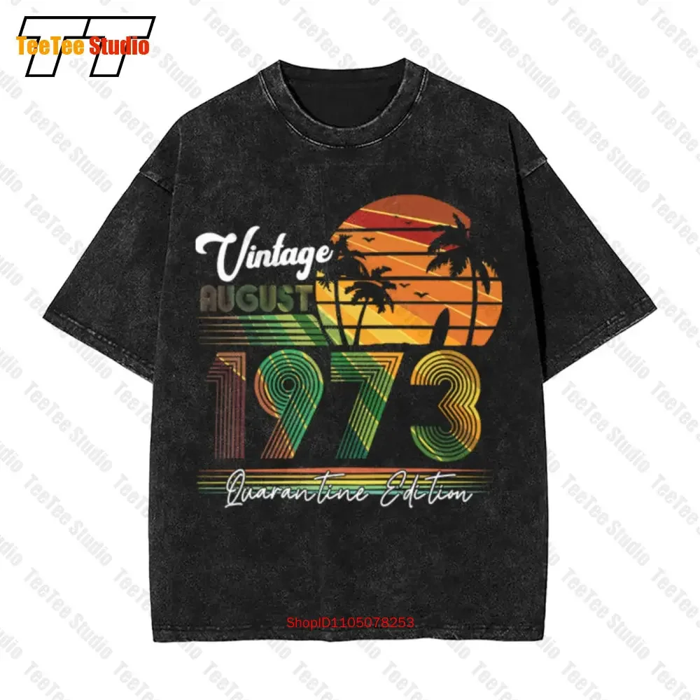 April 1973 48 Years Old Vintage Short Sleeve Tee T-Shirt 0M1J Golf Wear