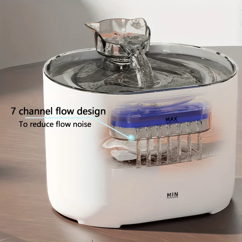 

Фонтан для воды для кошек, автоматический рециркуляционный фильтр, диспенсер для воды для кошек, фильтрующая поилка для воды для кошек, USB электрический бесшумный диспенсер для домашних животных, кошек