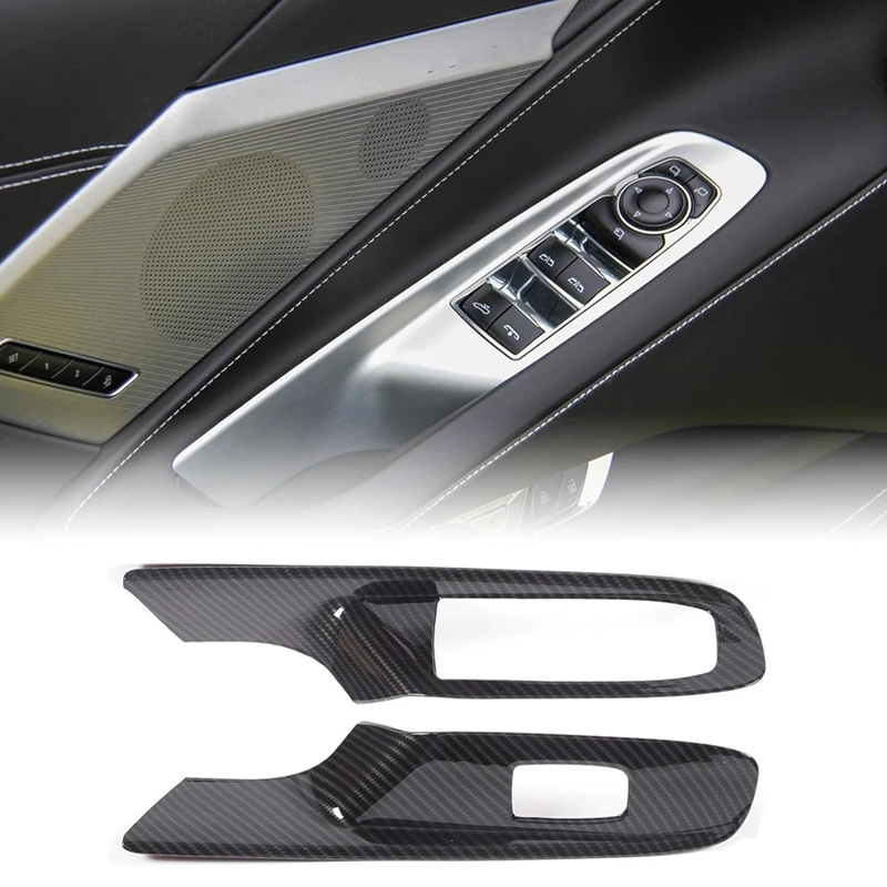 

Для Chevrolet Corvette C8 2020-2023, кнопка переключения стеклоподъемника автомобиля, крышка, отделка, аксессуары (трансформируемая версия)