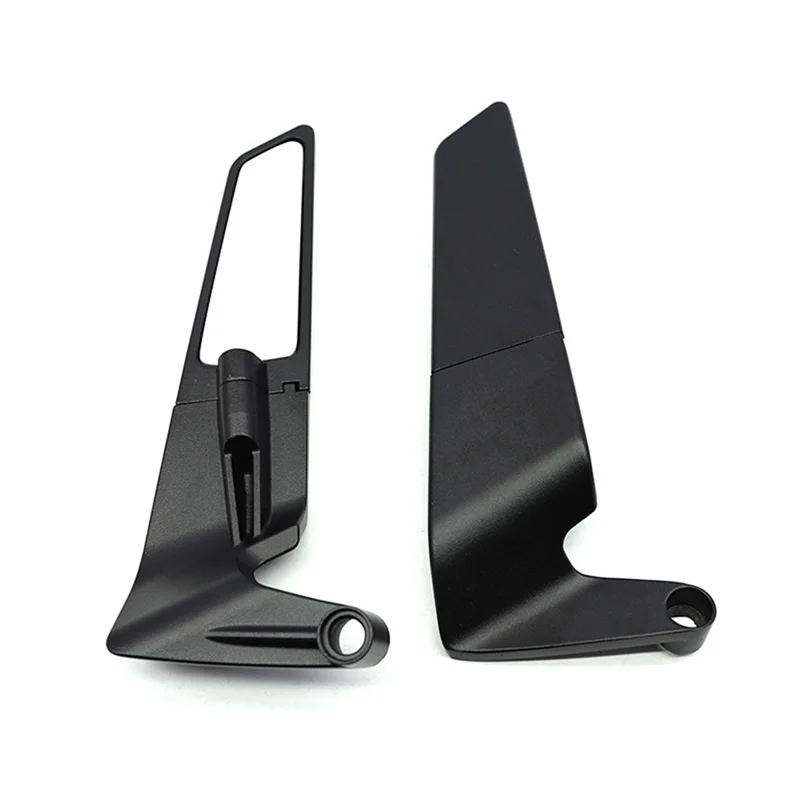 

Motorcycle Rearview Mirror, Adjustable Invisible Wind Wing Side Mirror Compatible For Z400, Z650, Z900, Z1000