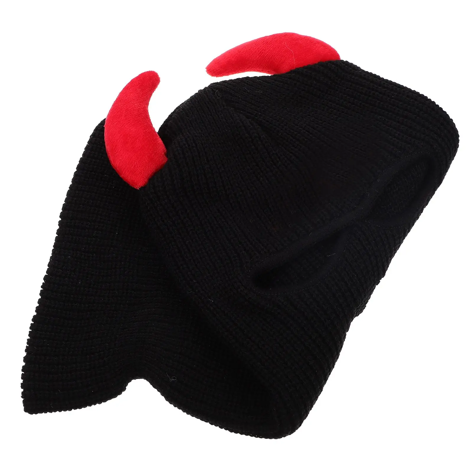 

Warm Woolen Skiing Unisex Knitted Hats Head Cover Windproof Face Masks Black Gear Head Cover Sport Cycling