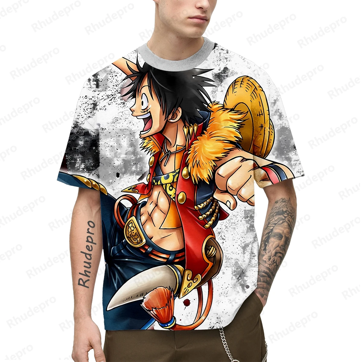 

One Piece 2024 New Japan Anime Portgas Graphic 3D Print Short Sleeve Cosplay T-shirt Women Children Street T-shirts Cool Tops