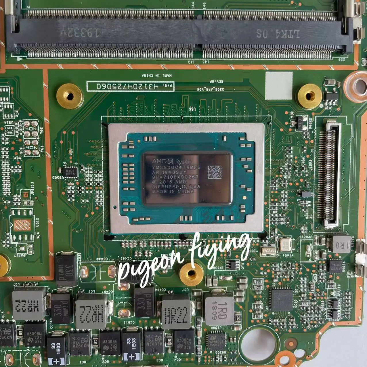 Imagem -05 - Placa-mãe Portátil para Lenovo Ideapad 100 Totalmente Testado 330s15arr R52500 Cpu Ram:4g Fru:5b20r27416 5b20r27421