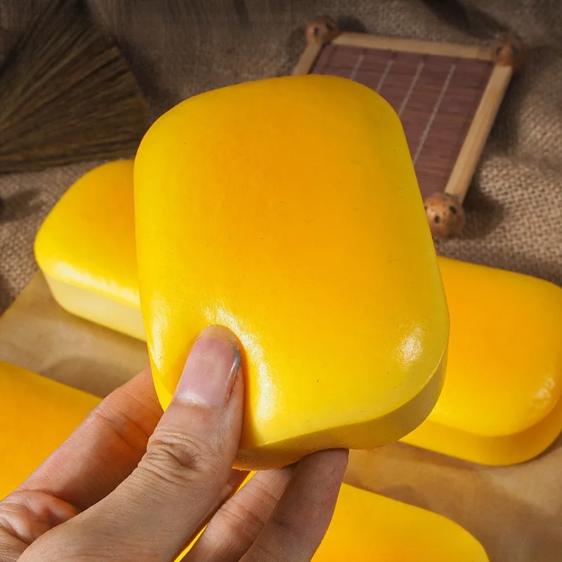 لعبة الخبز المبتكرة اسفنجي بطيئة الارتفاع الحسية تململ الإجهاد الإغاثة للقلق ADHD التوحد هدايا للأطفال البالغين ASMR