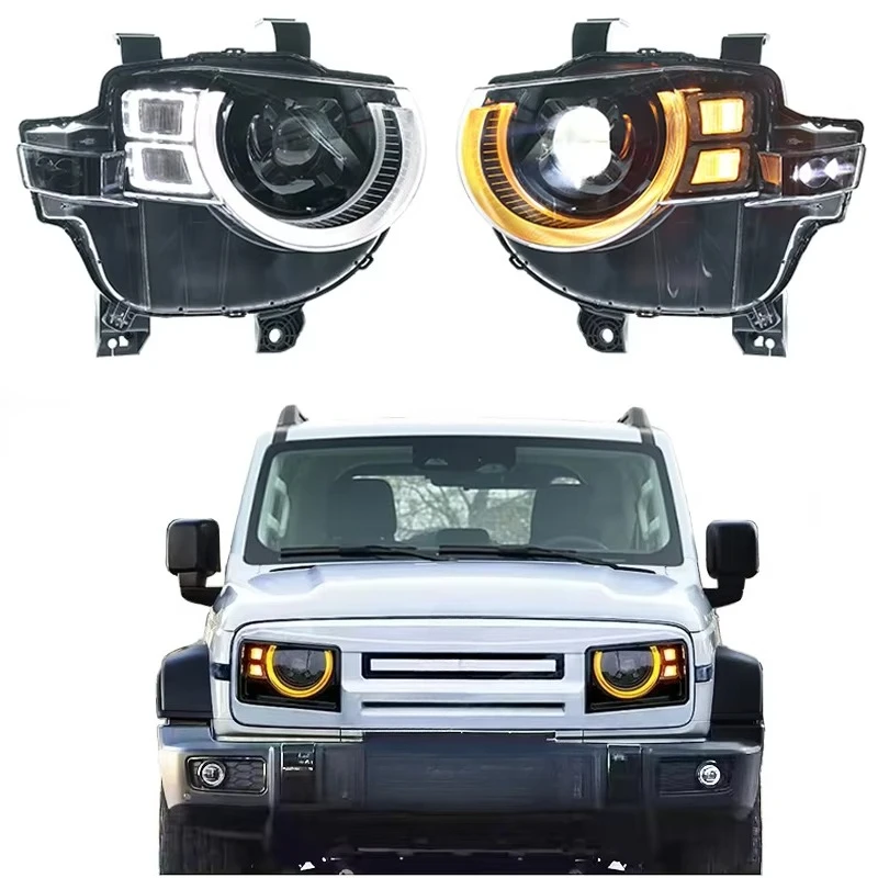 

LED Headlights for Great Wall GWM Tank 300 2021 2022 2023 2024 Projector Head Light DRL 12V High Beam Turn Signal Lamp Headlamp
