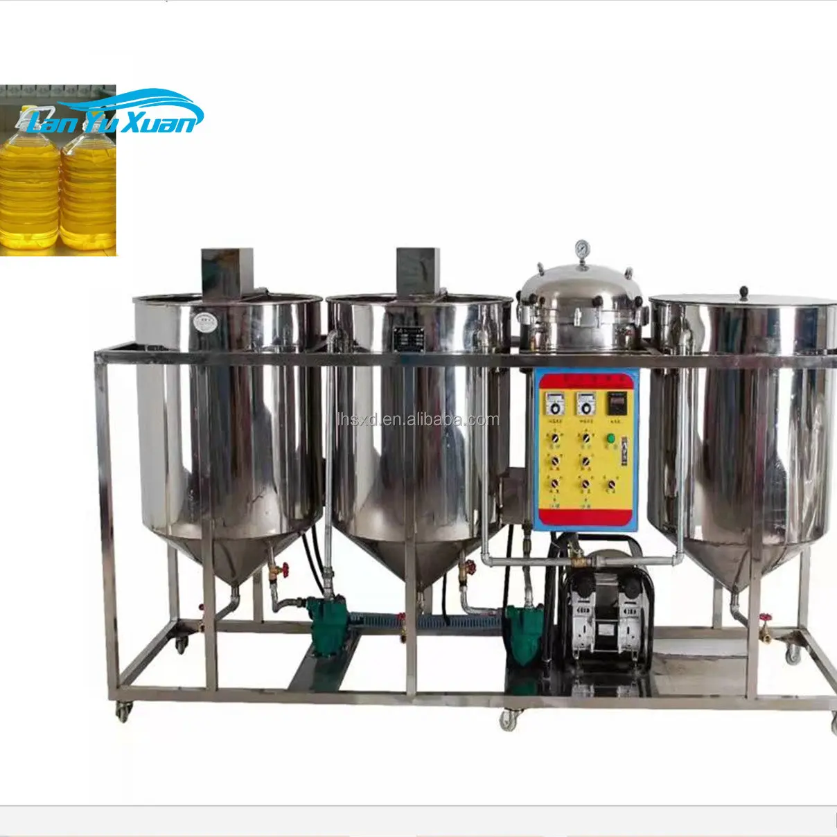 Refined Sunflower Soybean Oil Refiner/Deacidification Dephosphorization Deodorization and Dewaxing Oil Refining Equipment