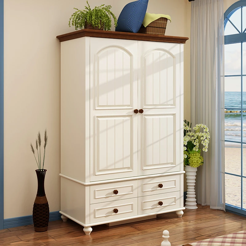 

European Bedroom Wardrobes White Racks Clothing Hangers Wardrobes Storage Organizer Closet Armables Para Ropa Home Furniture