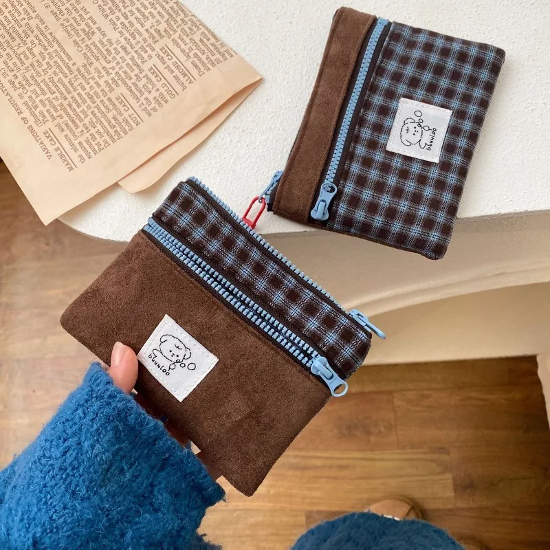 Zipper Coin Money Bag Earphone Organizer Bag Mini Wallet Purse Student Card Money Holder Case view 3