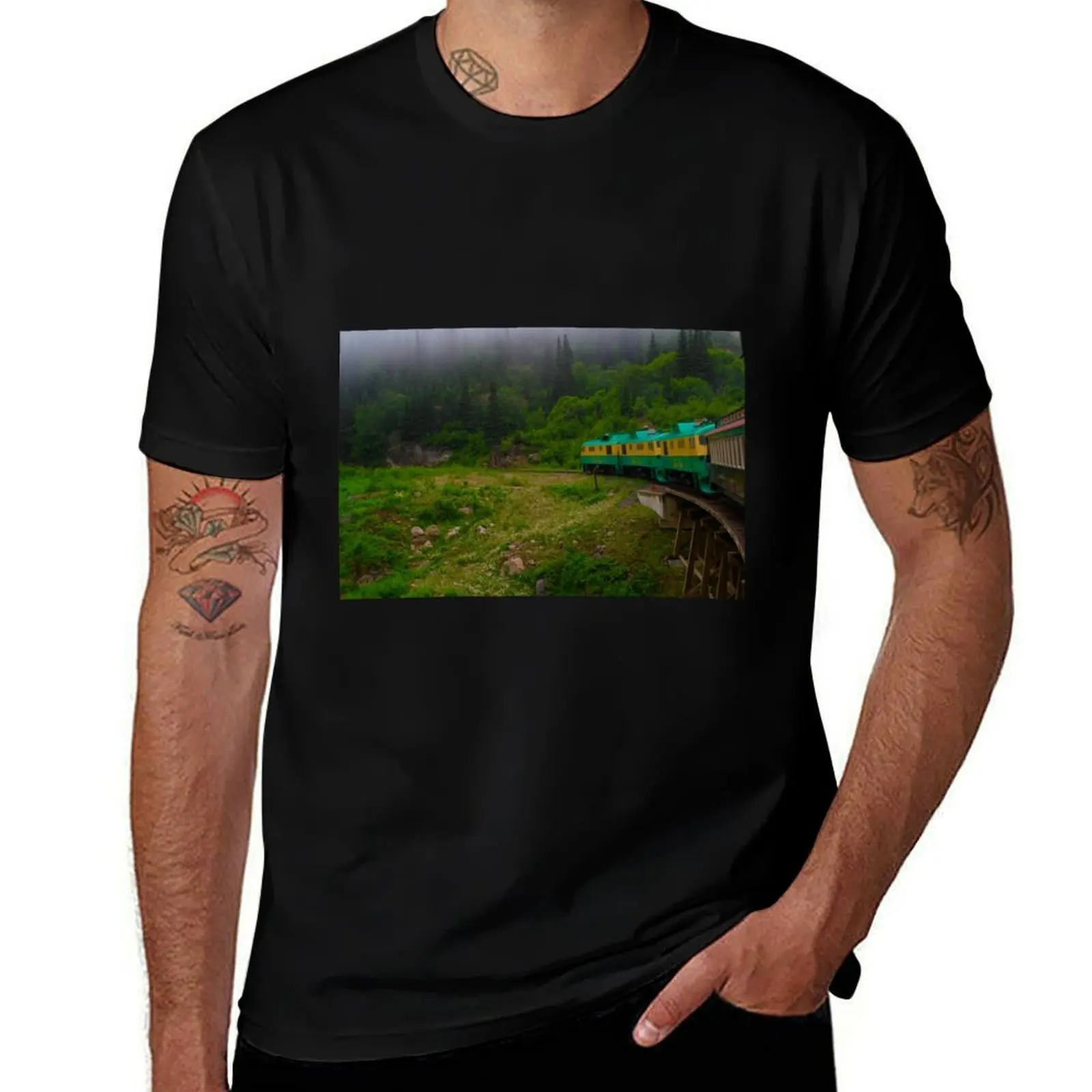 White Pass and Yukon Route T-Shirt Moisture Wicking Quick Dry Tee T-Shirt