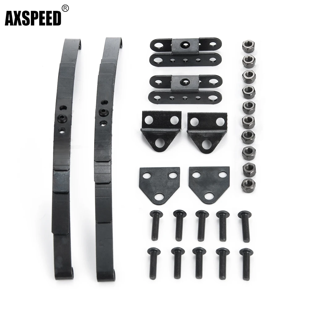 

AXSPEED 1 Pair/2 Pair Hard Steel Leaf Spring Suspension for D90 1/10 RC Crawler Car Truck Model Upgrade Parts