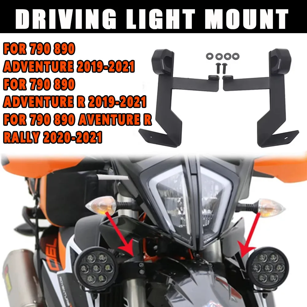 Brand New Motorcycle Accessories Driving Light Base For KTm 790 890 Adventure 790 890 Adventure R RALLY 2019 2020 2021