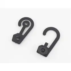 200pcs/lot Plastic Display Hooks Shirt Dress Underwear Sock Gloves Clip Hanger Bag Package Header Hook Clothes Hangers