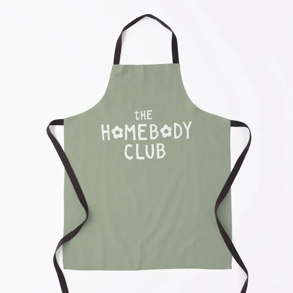 

Homebody Club in white and sage green Apron Ladies Smock for hairdressing kitchen jacket woman Novelties Kitchen And Home Apron