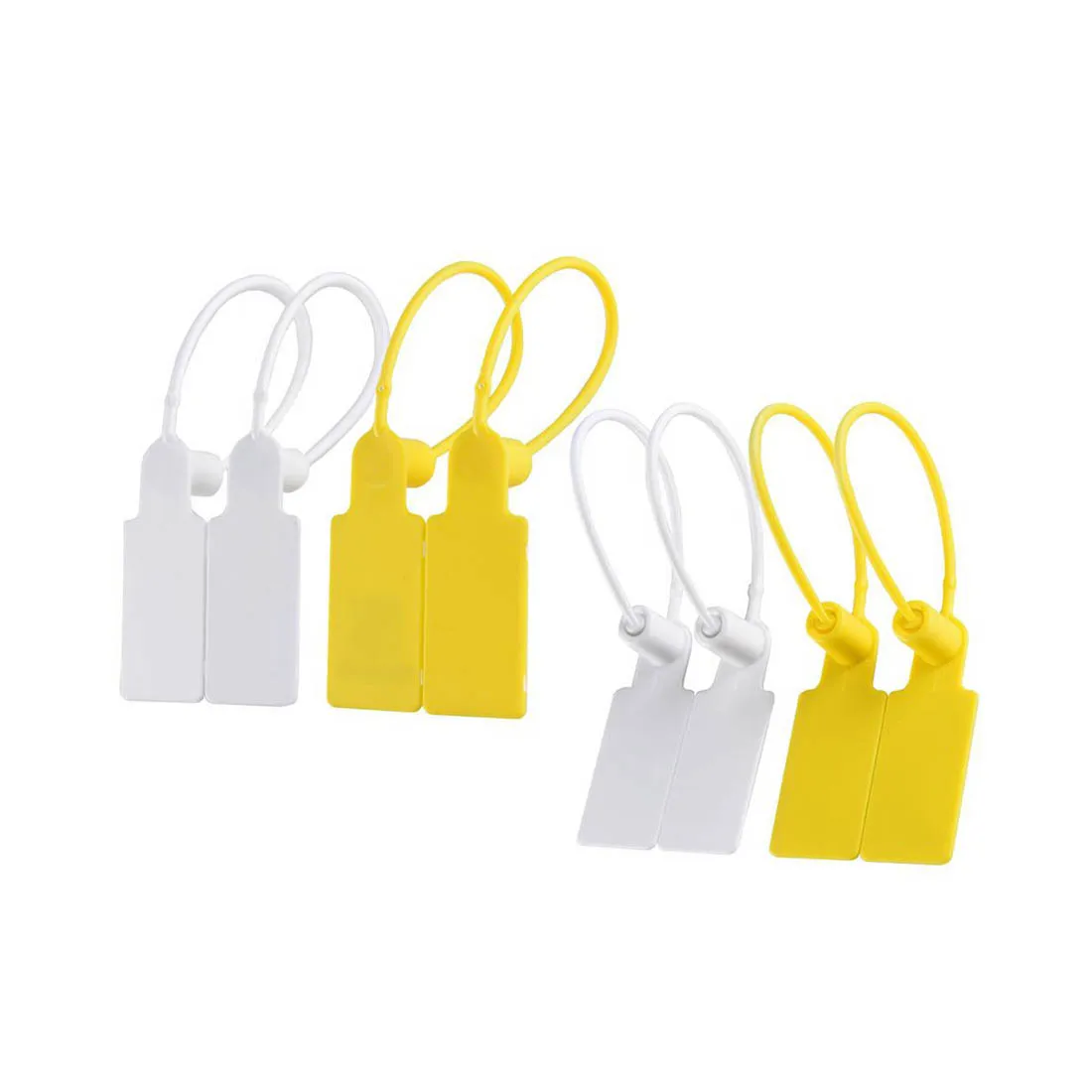 50pcs Plastic Seal Cable Tie Hanging Strap Tag 175mm One-time Use for Shoes Cloths Bag Wholesale New