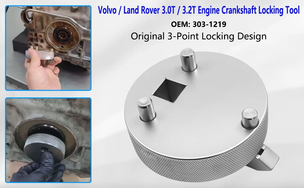 Nockenwellen-Zahnriemen-Ausrichtungswerkzeug, geeignet für Volvo S80, XC90 T6 Modelle sowie Land Rover Freelander 2 3.2L, 3.0T. – Detail 3