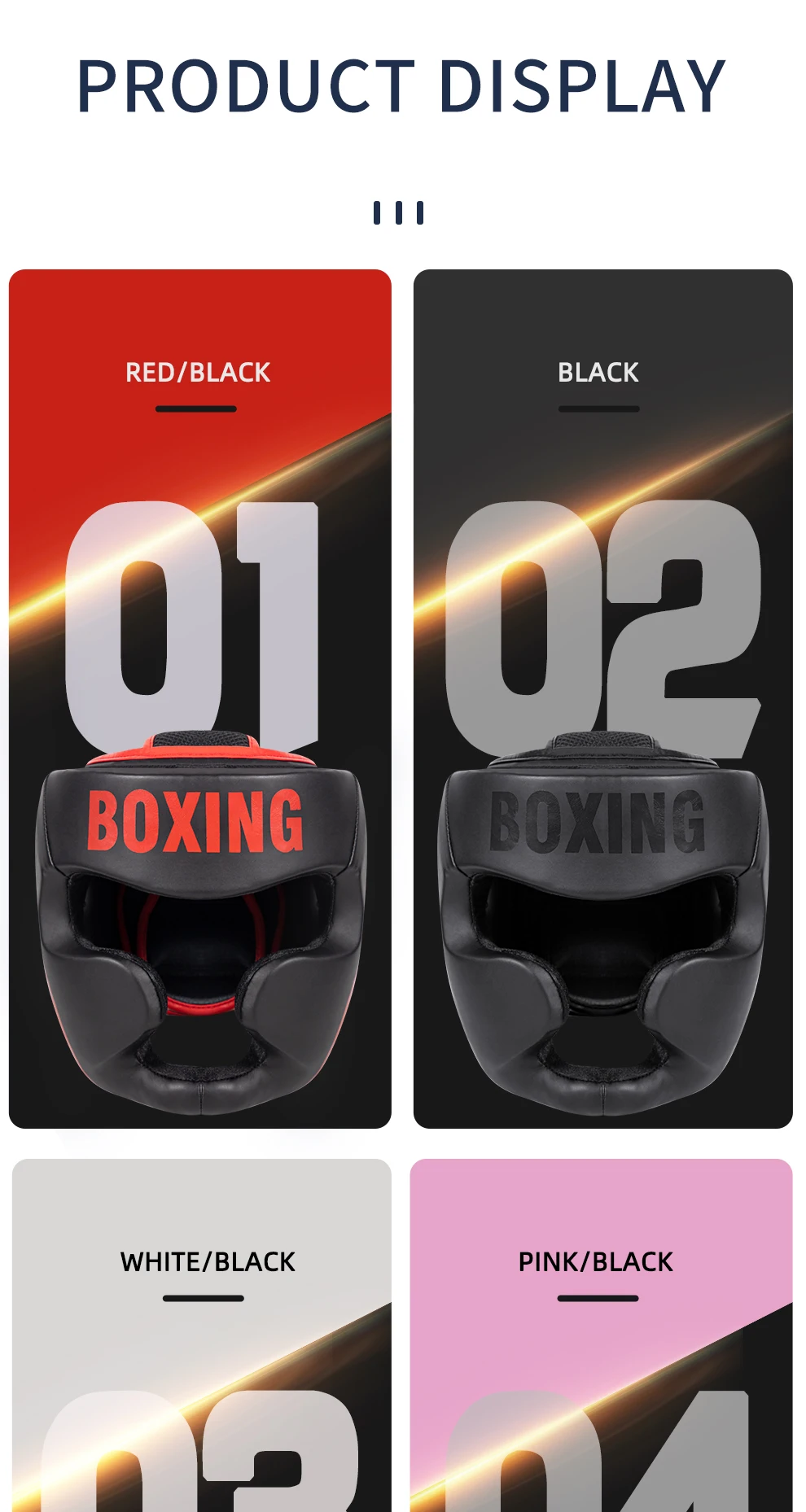6-Farben-Boxhelm Leder Karate Muay Thai Sanda Training Erwachsene Kinder Helm Kopfschutz Taekwondo Karate Boxhelme – Detail 9