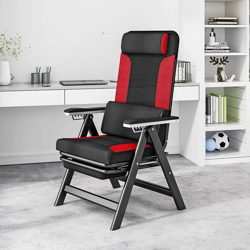 

Ergonomic Office Gaming Chair Reclining Computer Desk Chair with Support Foldable Task Chair for Home Office Chaise Lounge