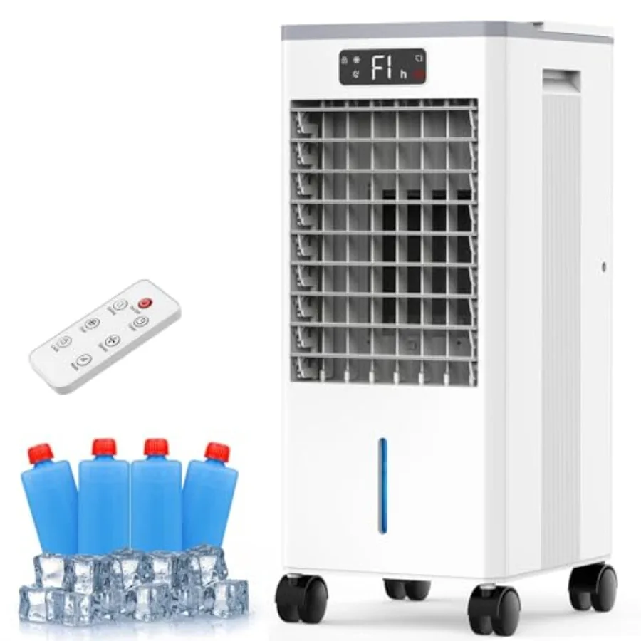 

Portable Air Conditioner Fan with Remote, 3-in-1 Windowless Evaporative Air Cooler for Bedroom Apartment Office, Quiet Cooling