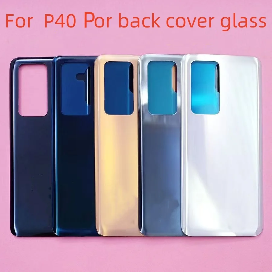 

Back cover glassFor Huawei P40 Pro Battery Back Cover 3D Glass Panel P40 Pro back cover glass