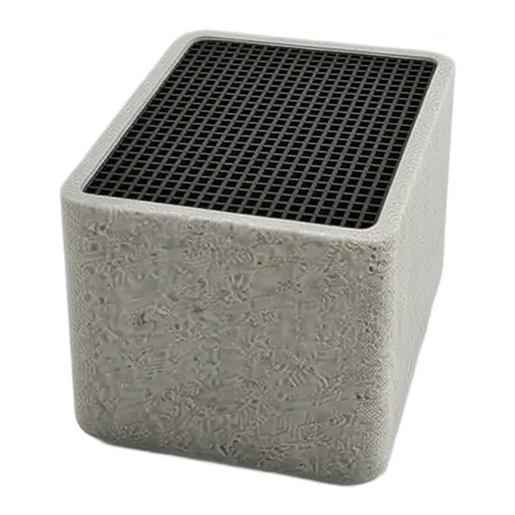 Thermally Conductive Earthenware For Honeycomb Base for Activated Carbon Filters Supporting Consistent Performance Cycles