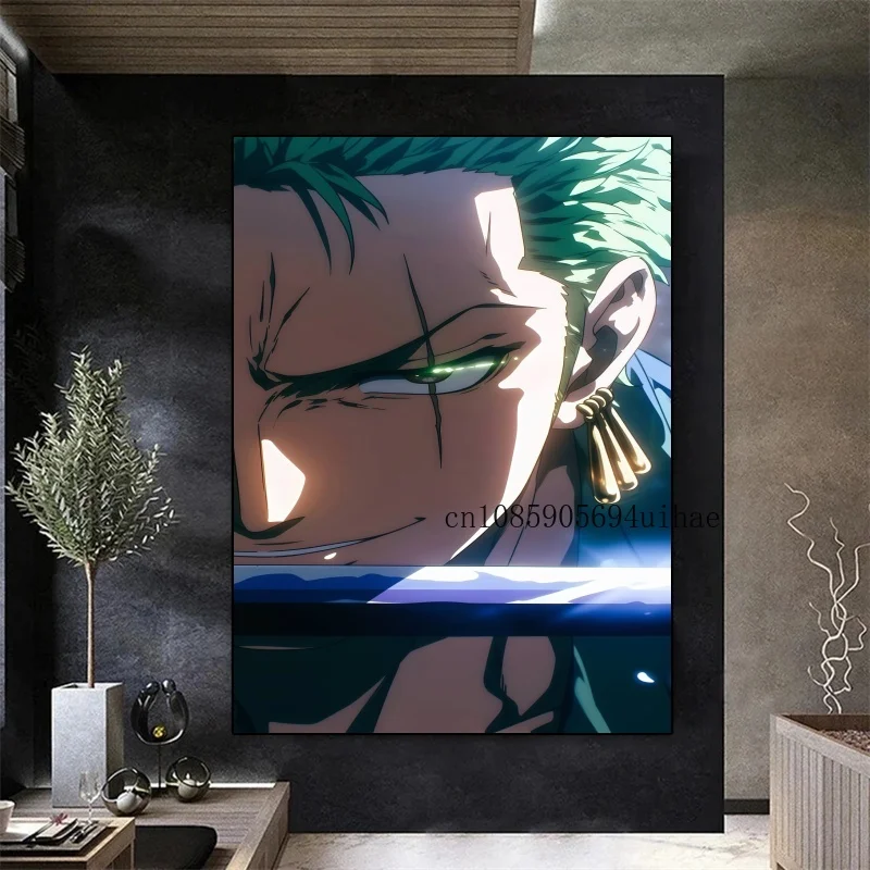 Een Stuk 1PC Strohoed Piraten Populaire Anime Foto Gift Art Home Woonkamer Koffiehuis Bar Kinderkamer HD Poster Muur Decor