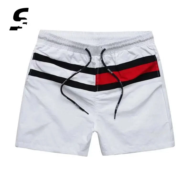 Men Summer Running Shorts Quick Dry Breathable Casual Beach Short Man Boxer Bottom Jogging Gym Fitness Workouts Sportswear