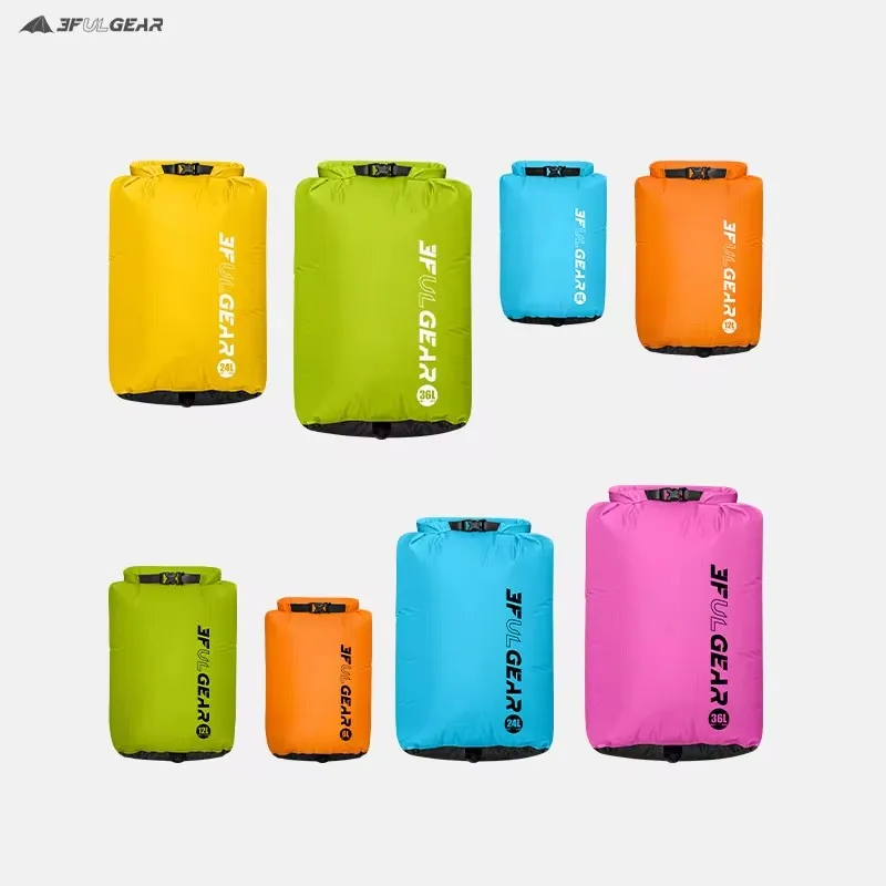 3F UL GEAR Drifting Bag Waterproof Dry Bag Canoe Kayak Rafting Sports Floating Storage Bags Folding Travel Camping Hiking Bag