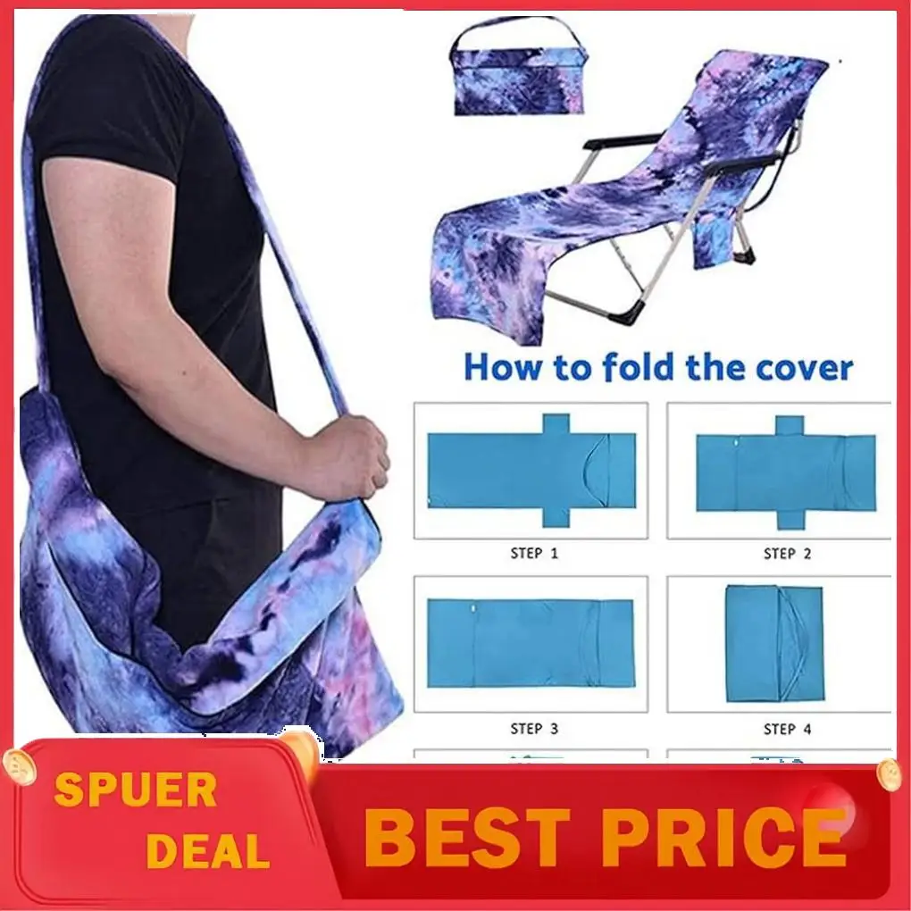 Lounge Chair Towels Meet Every While Beach Chair Towel Provides Soft And Quick Dry Function