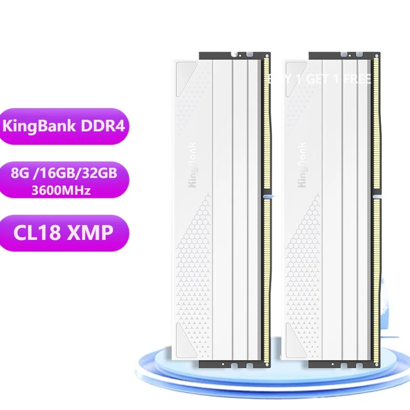 KingBank DDR4 3600MHz CL18 RAM: Ofis ve Oyun Performansını