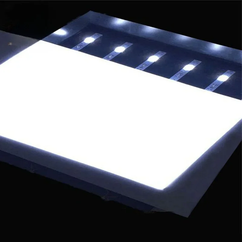 5 Stück Polycarbonat-Diffusorplatte, Dicke, Kunststoff, LED-Licht, milchig, durchscheinend, Rohlinge, Platte 1 mm, 1,2 mm, 1,5 mm, 2 mm, 3 mm