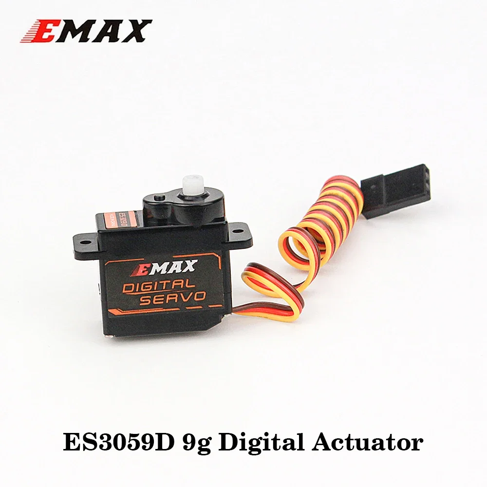 EMAX-Actuador Digital ES3059D 9g, 12g, Metal Digital para modelo RC y Robot PWM