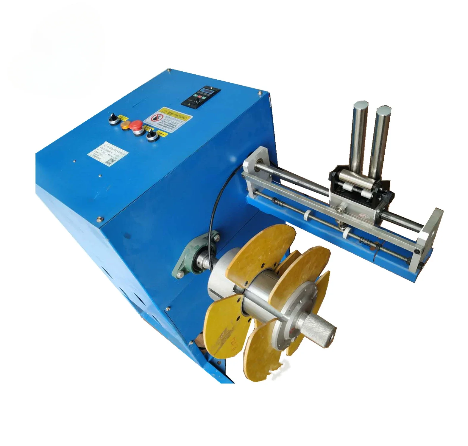 

Chinese manufacturers cable coiling machine take-up machine wire winding tool for optical fiber cable making machine