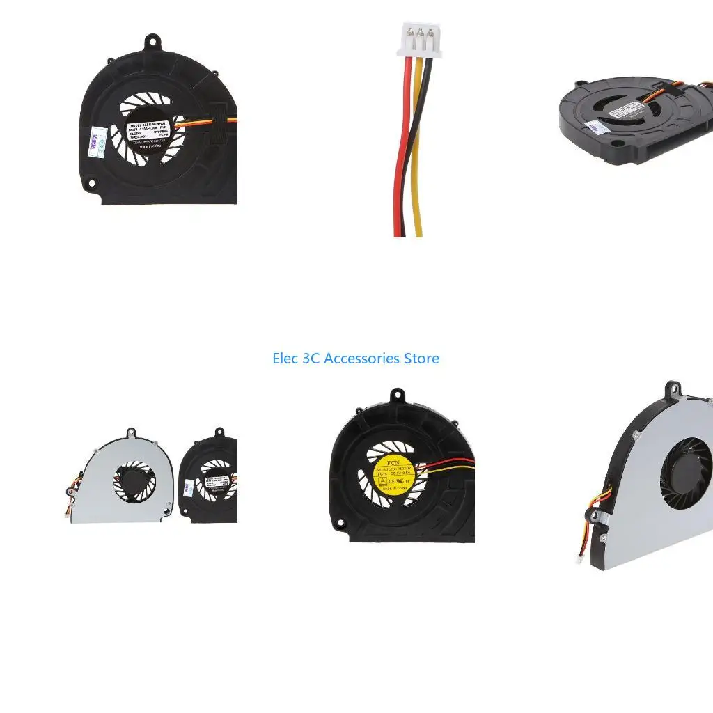 Y51A Notebook CPU Cooling for DC 5V 0.5A 3 Pin CPU Radiator for for Aspire