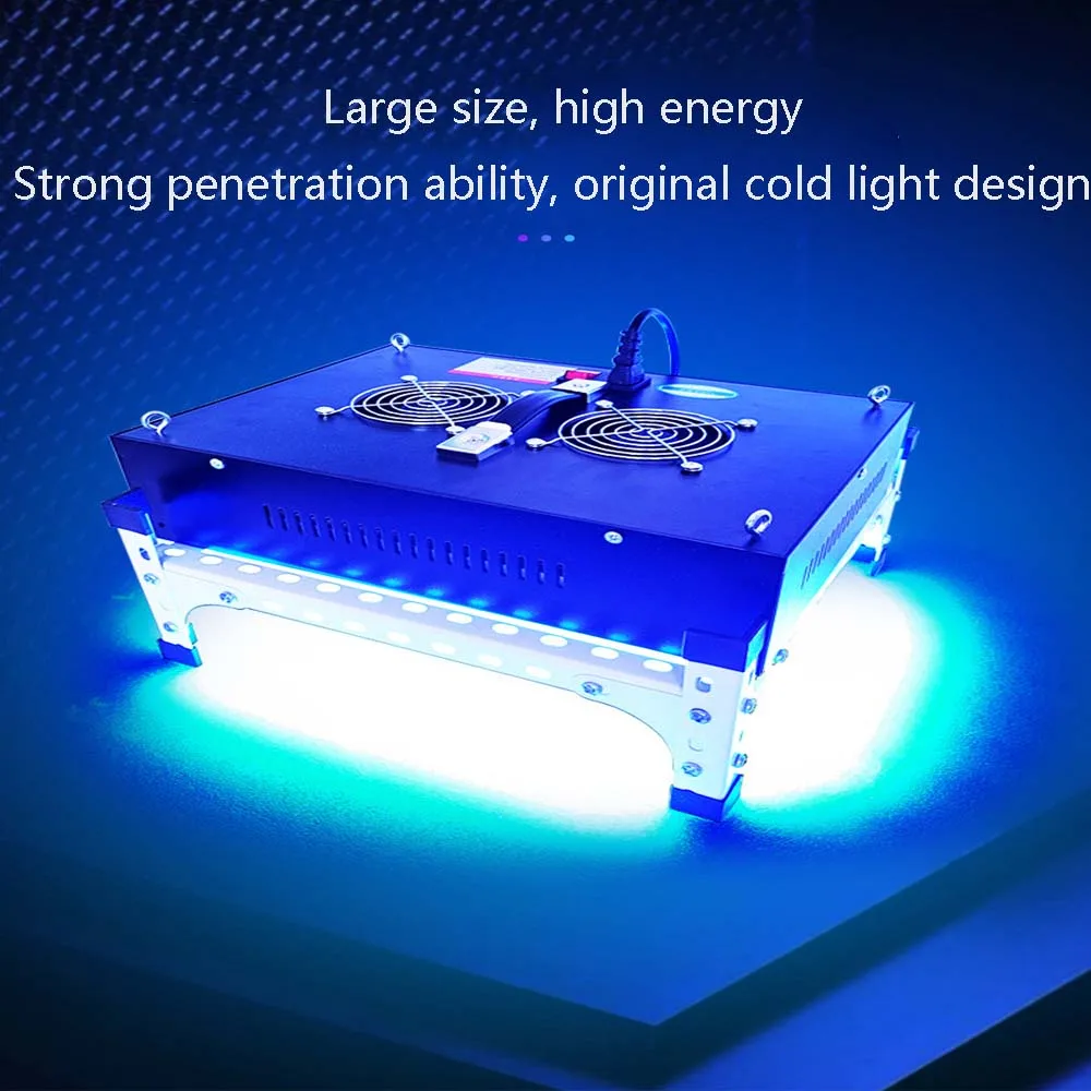 Imagem -04 - Lâmpada de Cura Ultravioleta uv Refrigerado a ar 395nm 365nm 405nm Resina Cola Solda Óleo Verde Pcb Board Revestimento Tela Lcd Verniz Pintura
