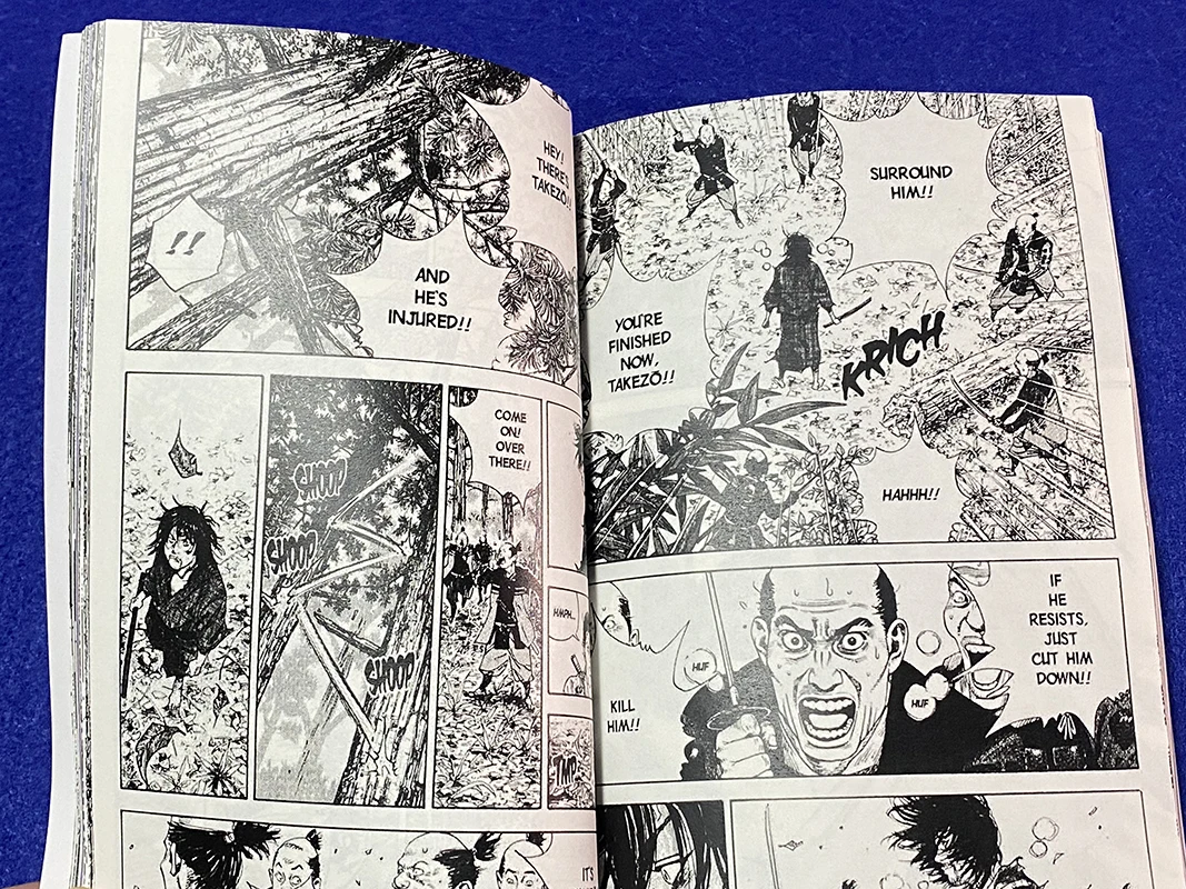 Nuovi libri Anime Vagabond Volume 2 Miyamoto Musashi Japanese Teen Mystery Romance English Comic Book Manga Book versione inglese