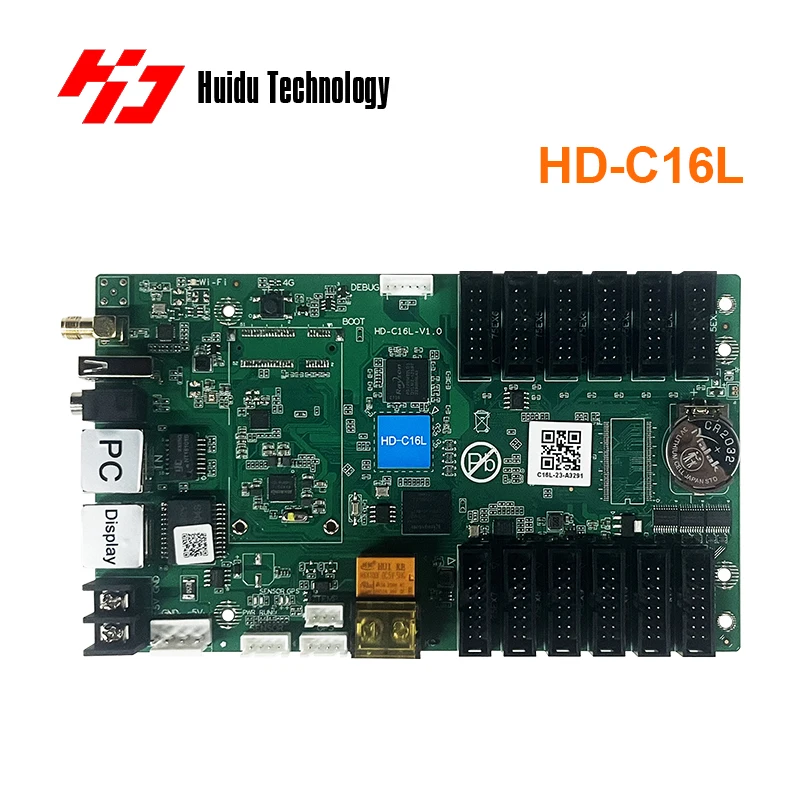 Huidu C08L C16L LED Display Module Control Card with Wi-Fi LED Display Asynchronous Control System for Small Medium LED Screen