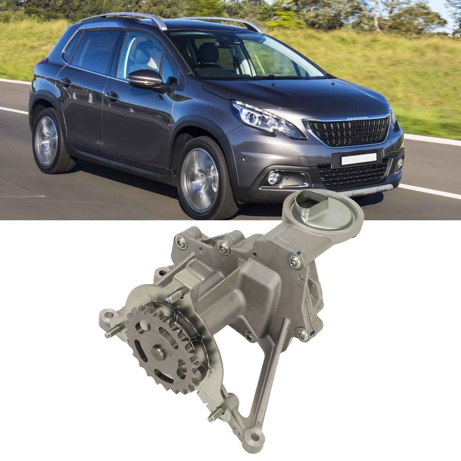 

Масляный насос двигателя 9674199380, стабильная замена масляного насоса подачи для 2008 308 408, автомобильный масляный насос, масляный насос