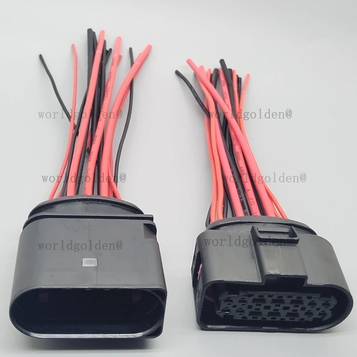 3C0973837/3C0973737 14Pin Harness Socket car connector for Universal Vehicles Damaged Wiper Wiring Interface Replacement