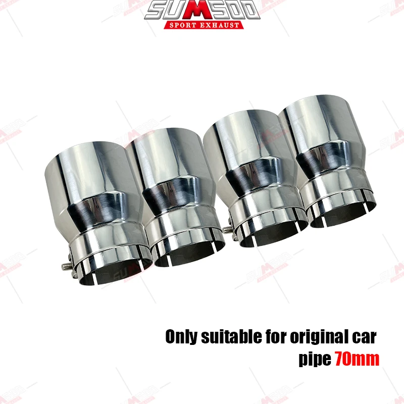 SUMSOO 4 Pieces Stainless Steel Exhaust tips for BMW F87 M2 F80 M3 F82 F83 M4 Direct Fit Exhaust Tip other auto engine parts