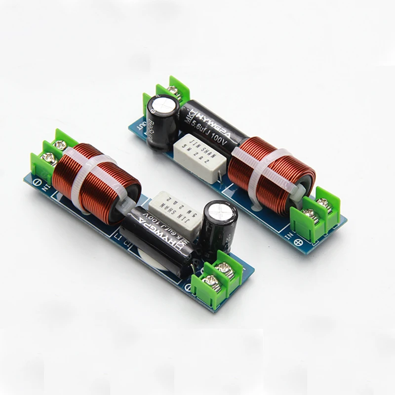 Divisor de frecuencia de Audio independiente, altavoces profesionales, filtro de altavoz estéreo cruzado, 60W, bricolaje, 1 unidad, 2 unidades