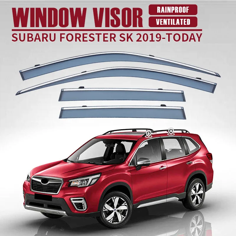 

For Forester Window visor Weather Shield Side Window Deflector Car windshield weather shield Car accessories