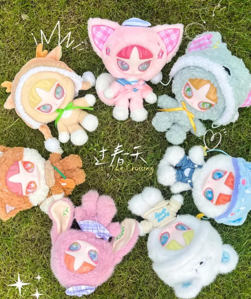 متوفر في المخزون، موسيقى INN الأصلية من خلال سلسلة الربيع، صندوق أعمى، قبعة يمكن ارتداؤها، هدية تمثال مبتكرة للفتيات