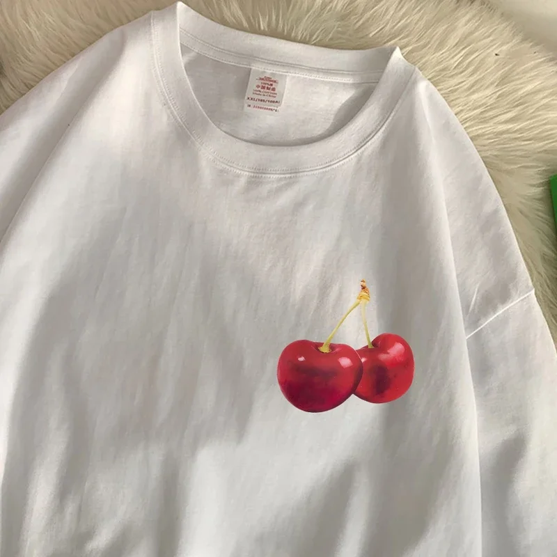 Cherries Cosh Valentine Funny T Shirts Men Women Summer Cotton Casual Wear Crewneck Tee Clothes Oversized Loose Couple T-Shirt