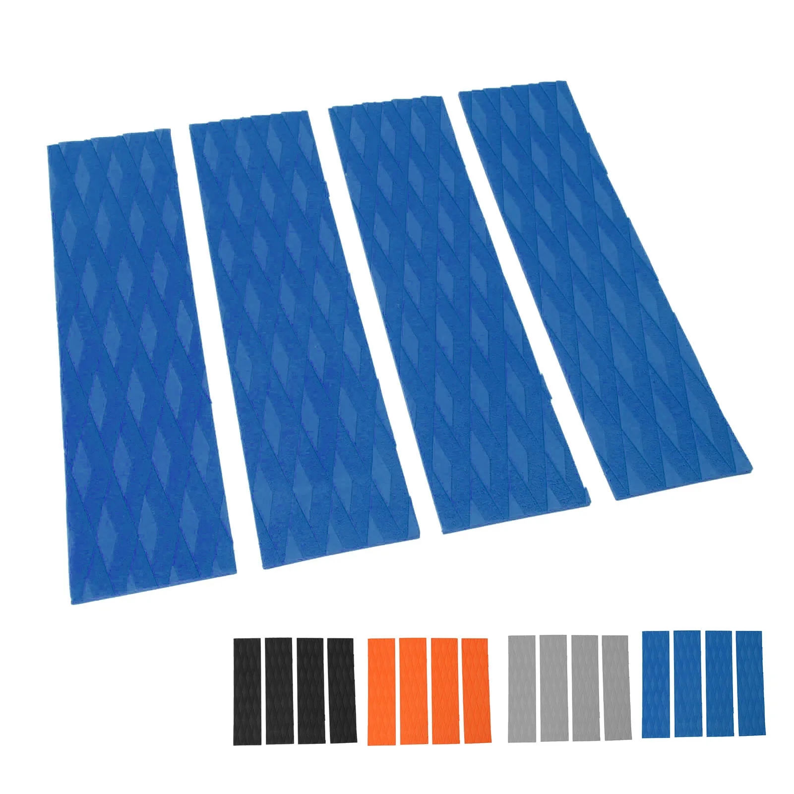 

4 шт., тяговые накладки для доски для серфинга, противоскользящие накладки для серфинга спереди для Skimboards, каяка, серфинга, передняя тяговая противоскользящая накладка