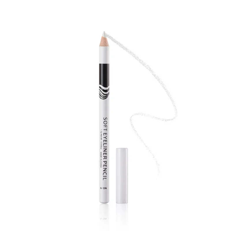 Eyeliner bianco Trucco duraturo Matita per eyeliner opaca liscia Trucco facile da indossare Illuminante per occhi Matite per occhi alla moda impermeabili