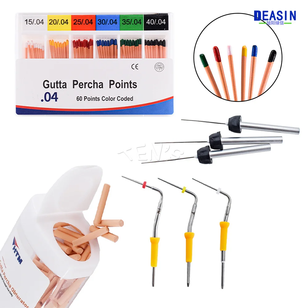 

1 box Dental Endodontic Root Obturation Filling Gun Pen Spare Accessories Tip Heated Plugger Needle Gutta Percha Bars