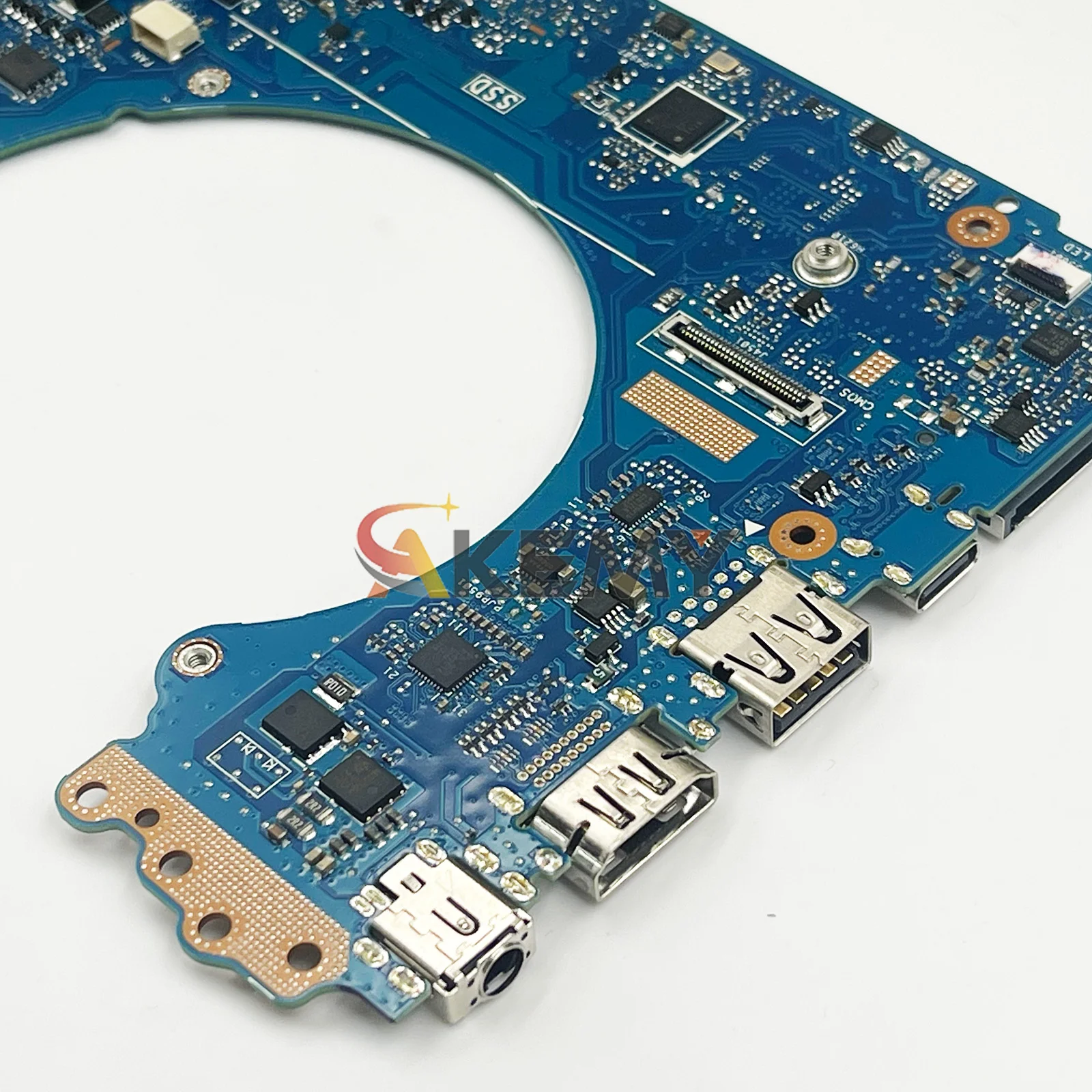 Placa-mãe para laptop UX534FT, placa principal para ASUS BX534FTC UX534F BX533FTC RX534FTC UX534FTC BX534FT UX534FT com 10a geração I3 i5 i7