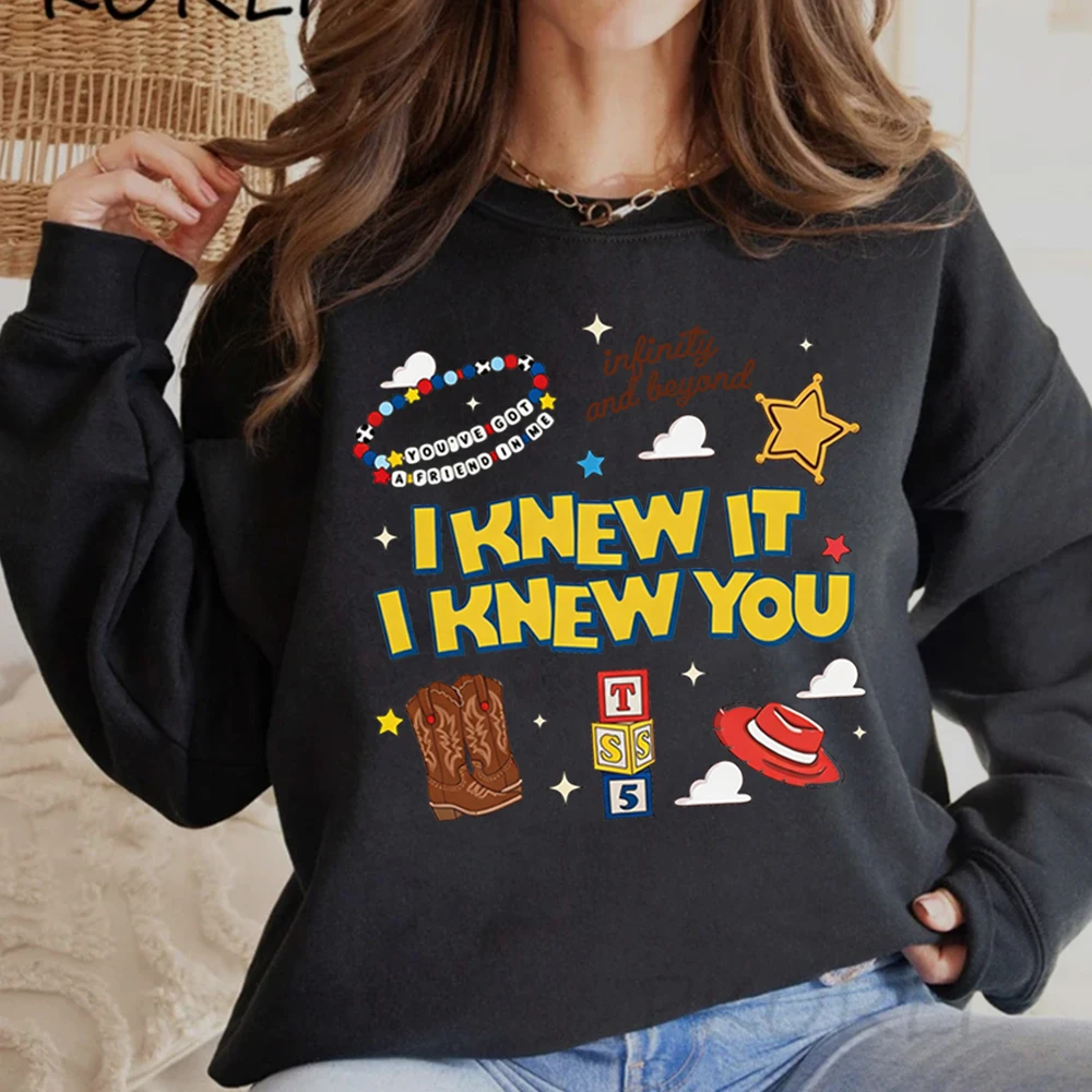 I Knew It I Knew You Sweatshirt TS and TS 5 Friend Shirt Woody Infinty and Beyond Jumper Family Vacation Matching Sweatshirts